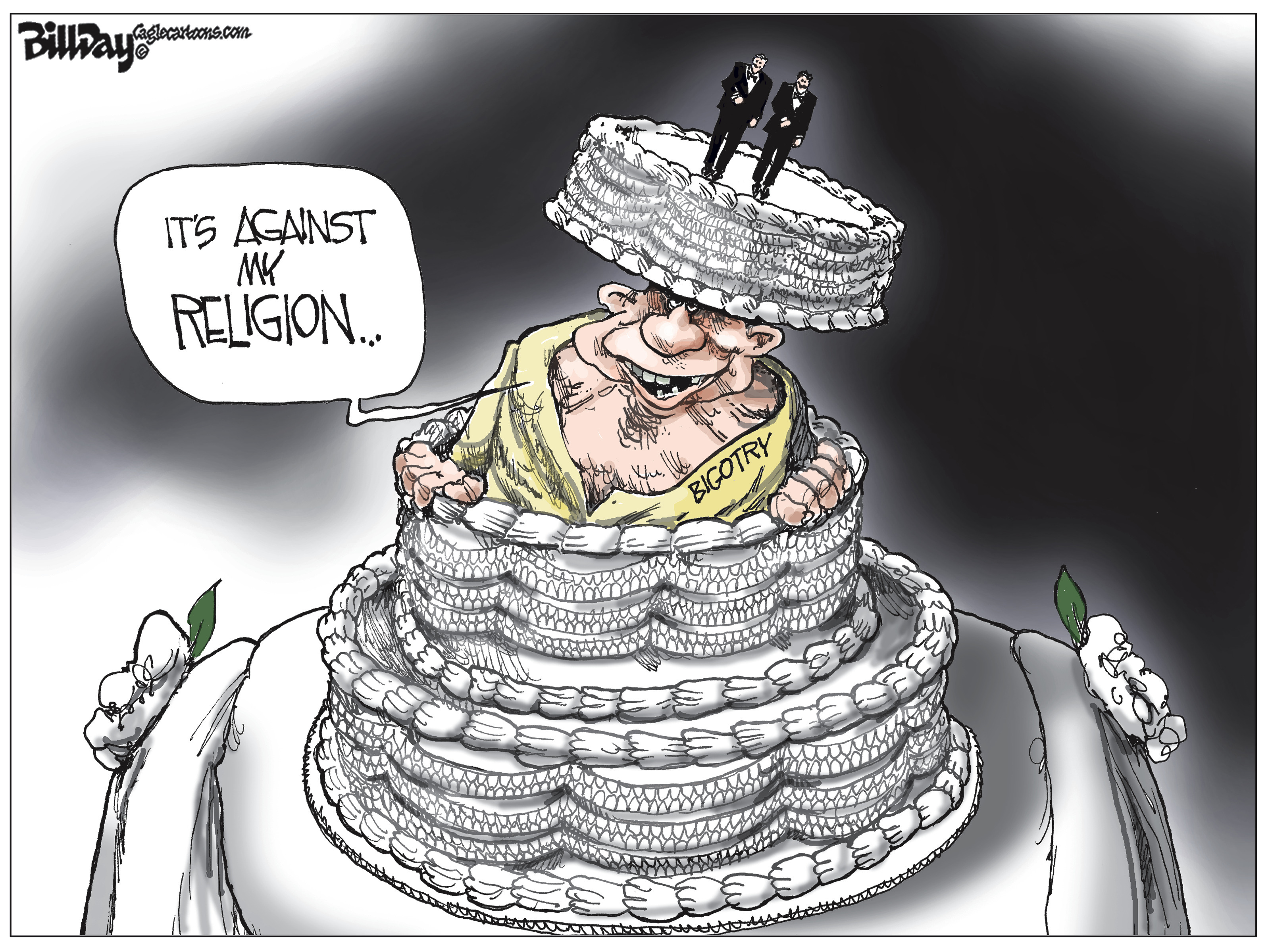 In July 2012 Charlie Craig and David Mullins went to a local Colorado bakery to order a cake to celebrate their marriage. The owner of Masterpiece Cakeshop, Jack Phillips, refused their request, claiming that making a cake for an LGBTQ+ couple would violate his beliefs as a devout Christian. Craig and Mullins registered a discrimination complaint with the Colorado Civil Rights Commission, which found that Phillips had broken state laws prohibiting businesses from discriminating, including on the basis of sexual orientation. That ruling was affirmed by the State Court of Appeals. Declaring the decision a violation of his First Amendment free speech and religious freedom rights, Phillips took his case to the U.S. Supreme Court. In its 2018 <em>Masterpiece Cakeshop v. Colorado Civil Rights Commission</em> ruling, the court ducked the central question—does a business have a constitutional right to discriminate based on its owner’s beliefs?—and found in favor of Phillips by focusing only on some commissioners’ critical attitudes toward religion. The court’s narrow decision left the key question unresolved.