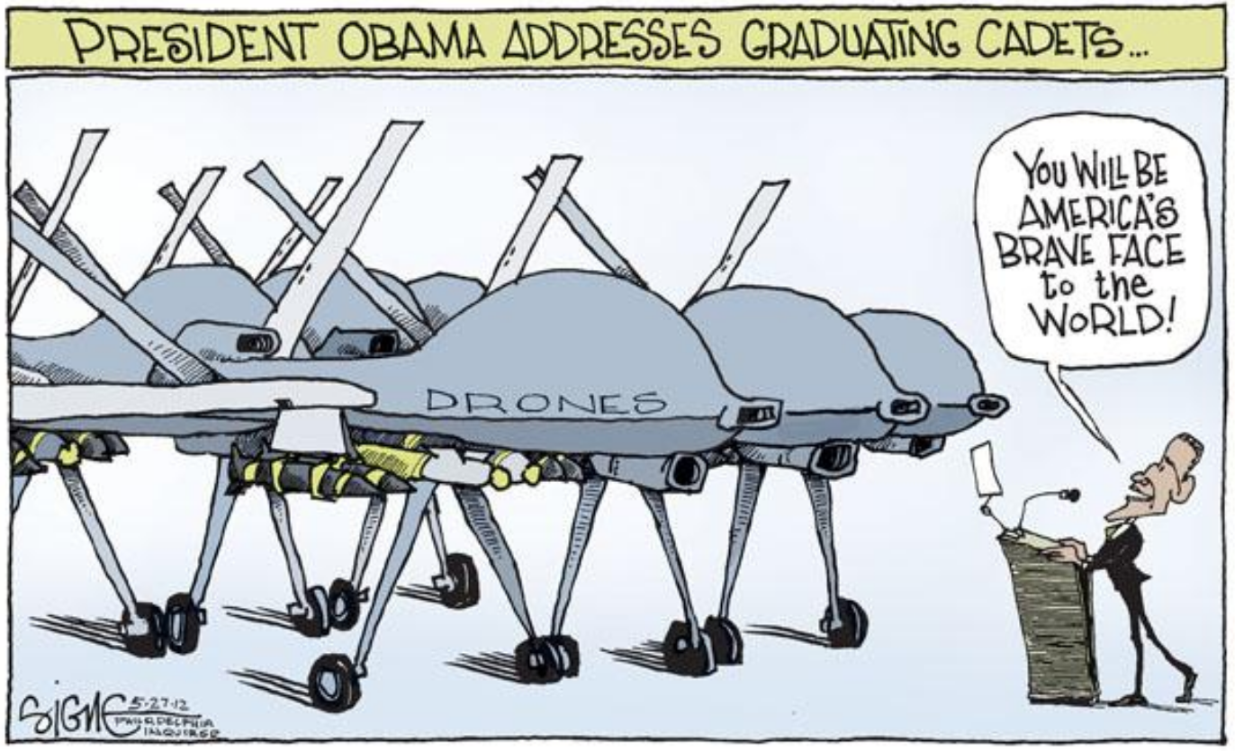 Upon taking office, President Obama reversed the Bush administration’s post-September 11 policies authorizing torture when interrogating suspected al-Qaeda members and sympathizers. But almost immediately he authorized two drone strikes in an al-Qaeda-controlled area in northern Pakistan that resulted in the deaths of one militant and ten civilians, including several children. By the close of his presidency, the number of drone strikes on targets located outside battlefield settings in Afghanistan, Pakistan, Yemen, and Somalia was ten times those of the previous administration. The number of civilian casualties almost doubled.