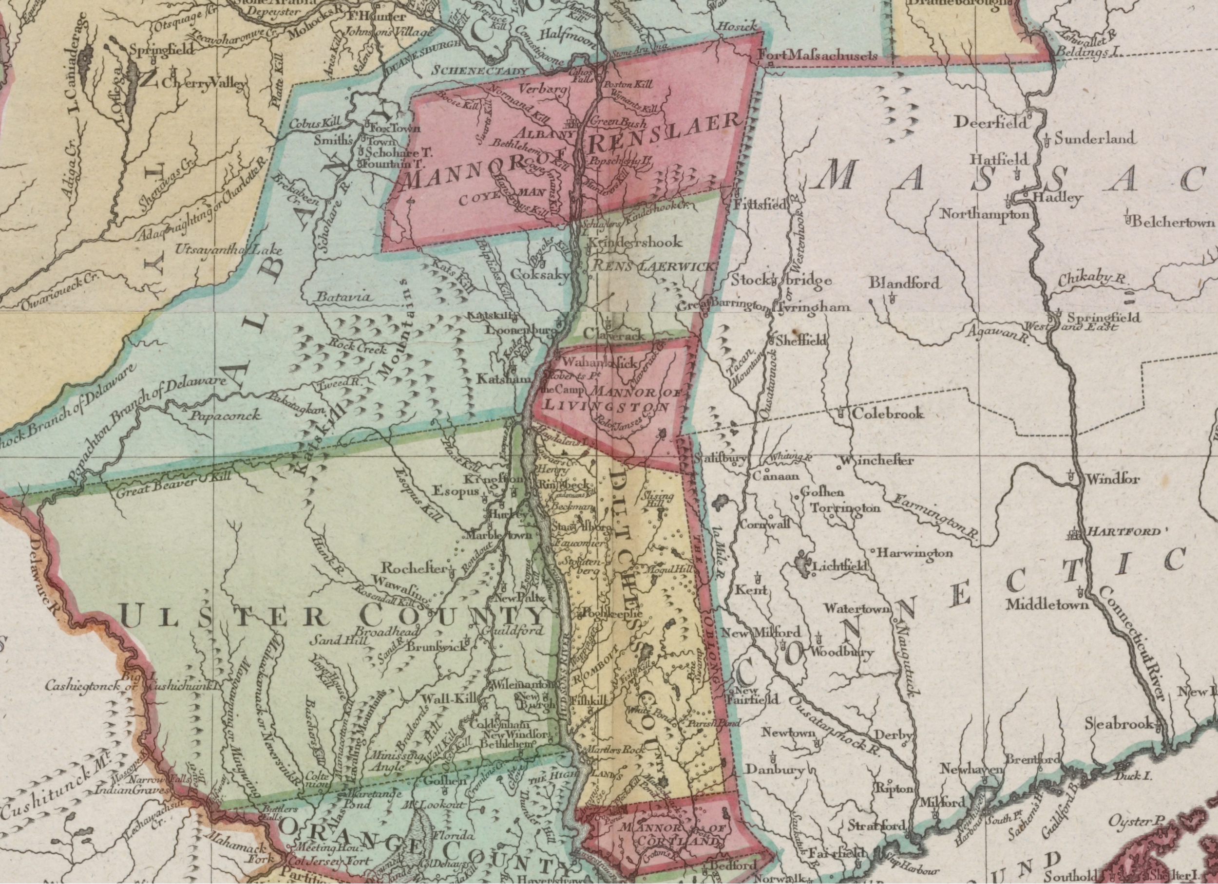 From the seventeenth century, large manorial grants occupied most of the eastern side of the Hudson River valley after first the Dutch, then the English awarded them to wealth landowners. Farmed by tenants, not freeholders, the manors both blocked migration from crowded parts of New England and fed New England farmers' greatest fear – that they, too, might be "reduced to lordships."