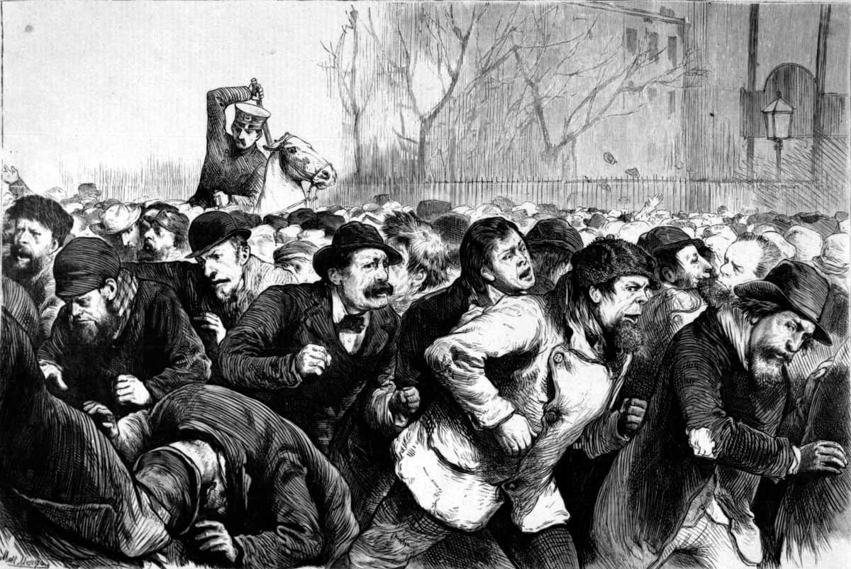 Demonstrations by workers and their allies demanding relief and job programs often were met with official violence and were treated with hostility by the nation’s press.