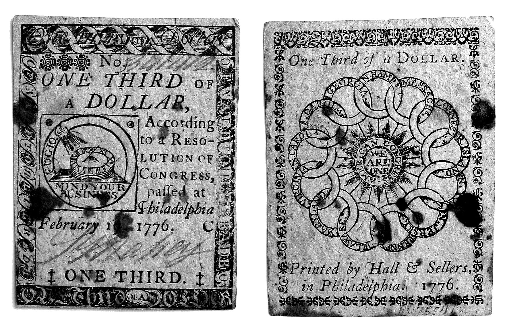 Taxation to finance the war effort was a limited option for the Continental Congress. Instead, it authorized the printing of paper money in 1775; state governments did so as well. These notes were known as “Continentals” and would be redeemable when the colonies achieved independence. As more money was printed, amounting to 0,000,000 between the state and continental governments, its purchasing power plummeted for consumers. In January 1777, 5 in Continentals equaled 0 in gold and silver; by April 1780, it took 00 worth of Continentals to equal the same amount of gold and silver. Faced with this hyperinflation, farmers balked at selling their produce to the army, and women seized overpriced goods from merchants.