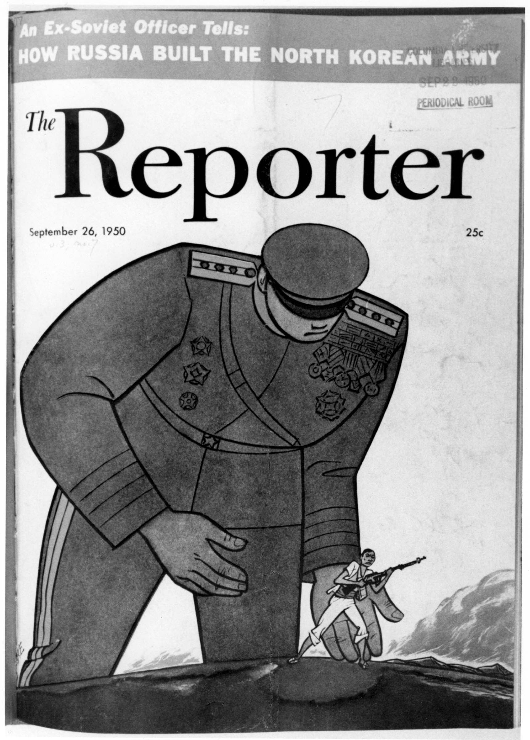 The September 26, 1950, issue of <em>The Reporter</em>, an influential liberal weekly, featured an article by a Russian colonel who had defected to the United States in 1949. Kyril Kalinov’s “How Russia Built the North Korean Army” was presented as proof of Soviet treachery. Kalinov, however, did not exist; the article was written by a Central Intelligence Agency operative.