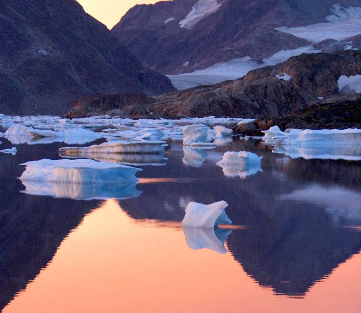 Scientists are concerned about the accelerated melting of Greenland’s 700,000-square-mile ice sheet because of the rise in worldwide temperatures caused largely by carbon dioxide emissions (the “greenhouse effect”). Climatologists predict that even the slow melting of the ice sheet, which contains one-tenth of the world’s freshwater reserves, will severely affect coastal sea levels and contribute to the extinction of species and increasingly catastrophic storms. Meanwhile, the United States, the largest producer of greenhouse emissions, refuses to sign international treaties restricting airborne pollution.