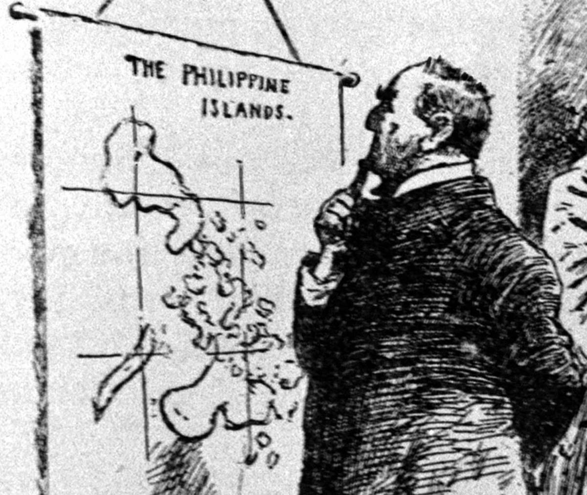 A cartoon in the <em>New York World</em> derided President McKinley’s claim to “uplift and Christianize” the Philippines, graphically portraying the racial terrorism occurring in America’s own backyard.