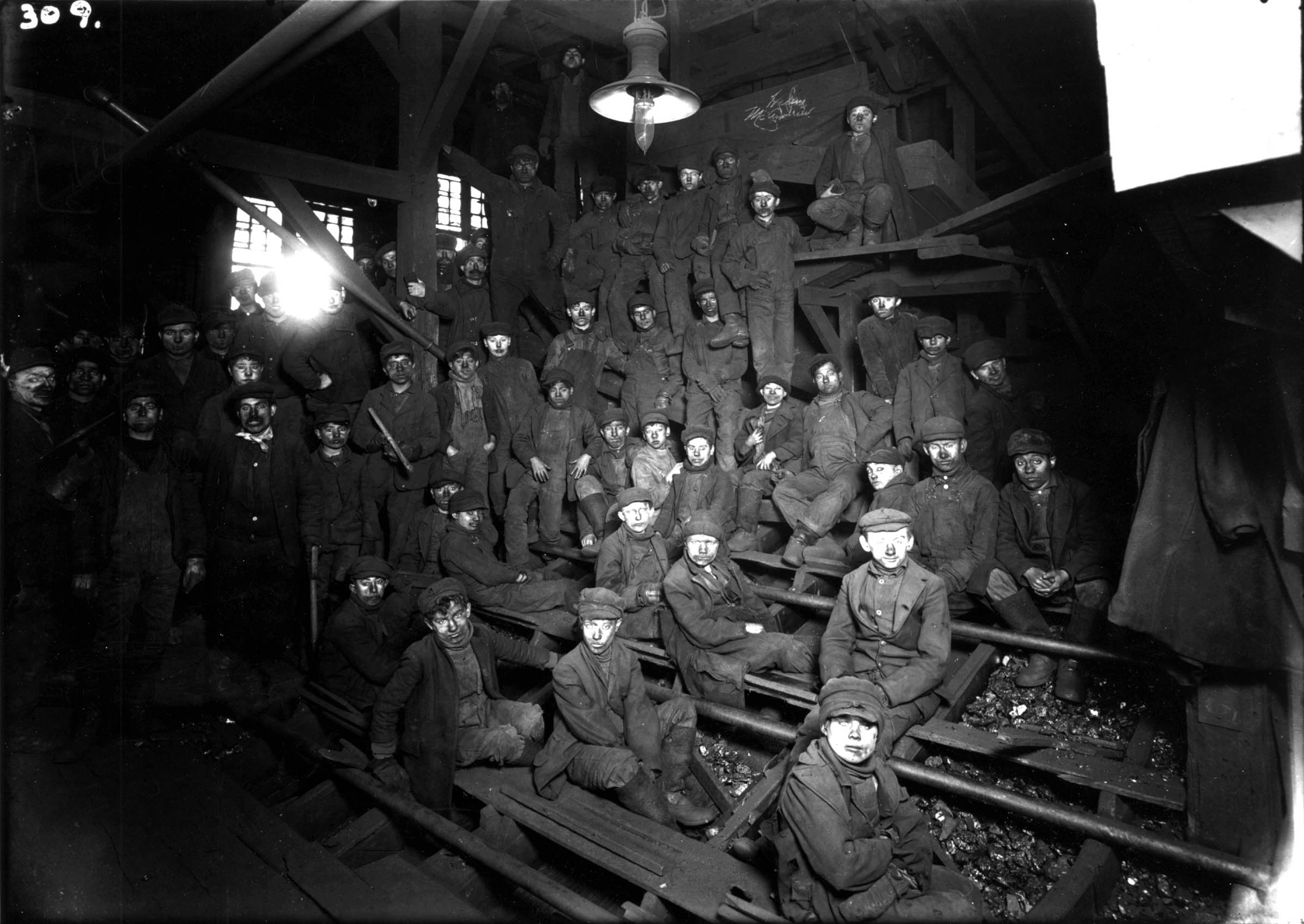 Lewis Hine took hundreds of pictures as staff photographer for the National Child Labor Committee from 1908 to 1918. Hine traveled across the country, photographing children in textile mills, canneries, glass and shoe factories, mines, and fields to reveal the extent of child labor and the need for enforcement of reform laws. “No anonymous or signed denials can contradict proof given with photographic fidelity,” Hine wrote. “These pictures speak for themselves, and prove that the law is being violated.”