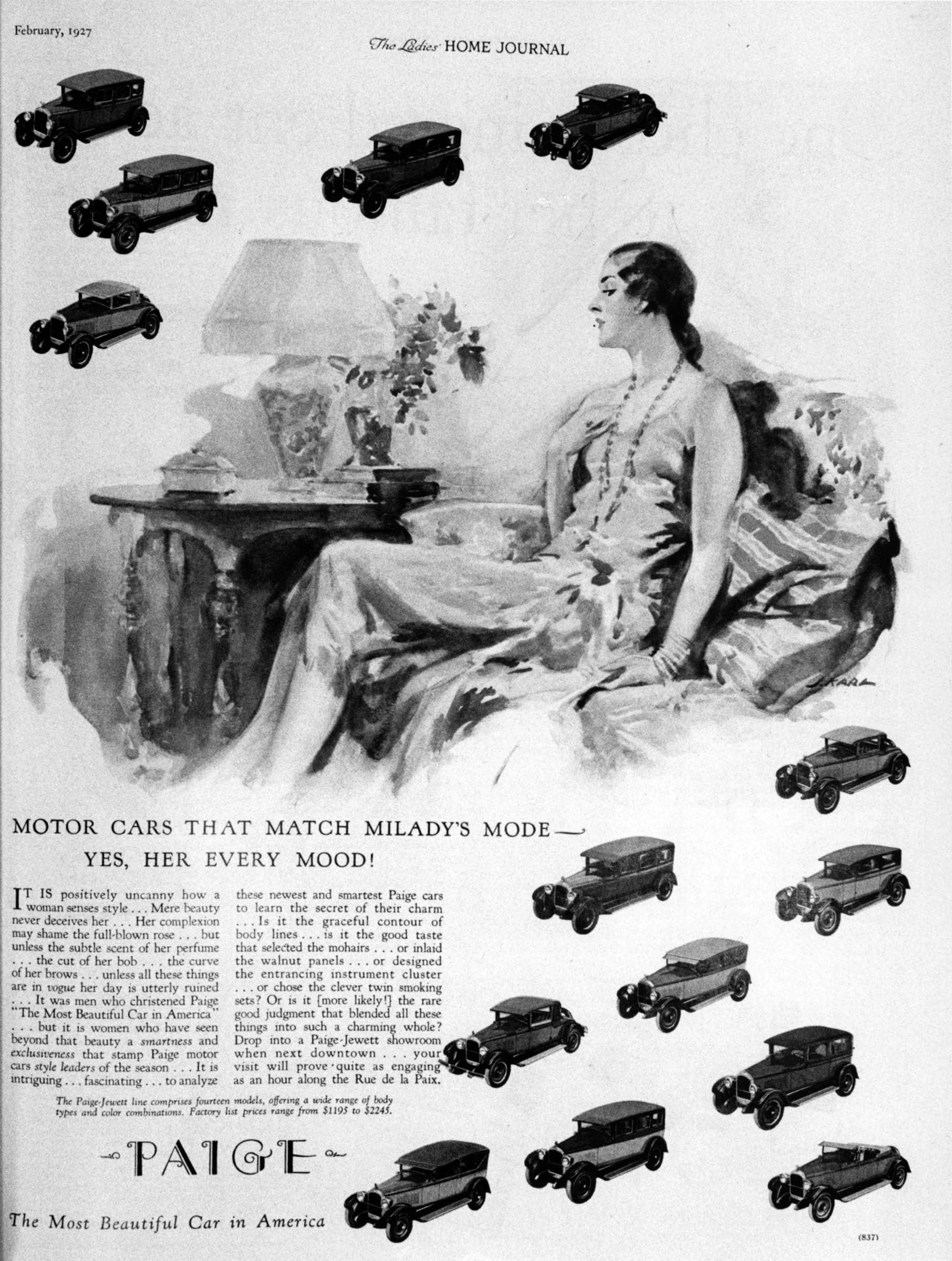 This 1927 advertisement for Paige-Jewett cars suggests how manufacturers and advertising firms used colors and new styles to differentiate their products from those of competitors. Buying became confused with self-expression as consumers were urged to purchase products as a way to display individual taste and distinction.