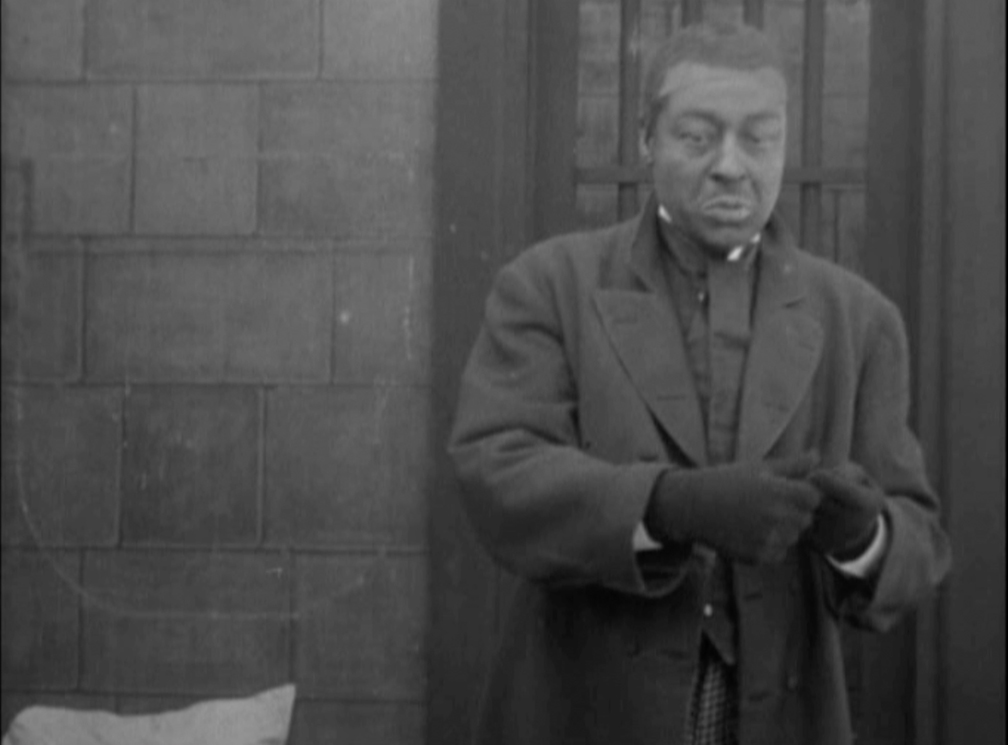 <em>Bert Williams was popular among white as well as Black audiences, as evidenced by his 1916 contract with the Biograph Film Company to write, produce, direct, and star in two comedies. In </em>A Natural Born Gambler<em>, Williams drew from many of his vaudeville skits and included stereotypical characterizations of African Americans (including the use of blackface) while also portraying Blacks in leadership roles. This excerpt from the end of the movie reveals Williams’s skills as a physical comedian.</em>